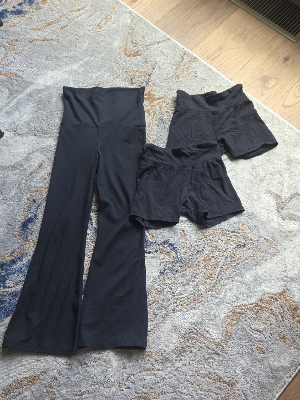 abercrombie kids Girls 3 Pieces" 1 Leggings and 2 Shorts- Soft Stretch